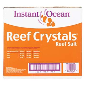 Instant Ocean Reef Crystals Reef Salt For 200 Gallons, Enriched Formulation For Aquariums, 25600 Fl ...