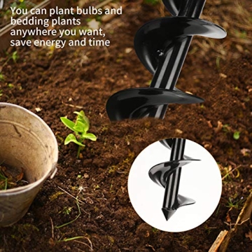 Laelr Garden Auger Drill Non-Slip Handle Efficient Planting