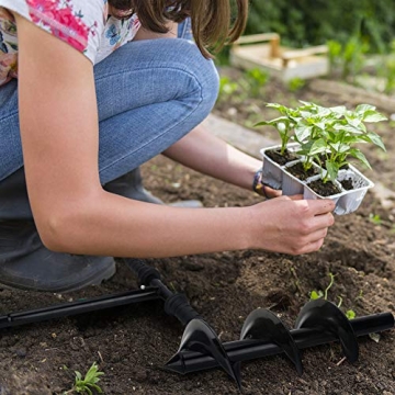 Laelr Garden Auger Drill Non-Slip Handle Efficient Planting