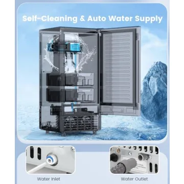 Nugget Ice Maker - 66Lbs/Day Commercial Ice Machine