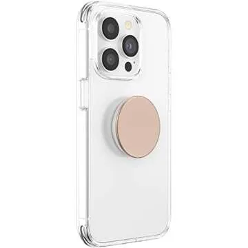 Sleek PopSockets Phone Grip with Kickstand - Rose Gold