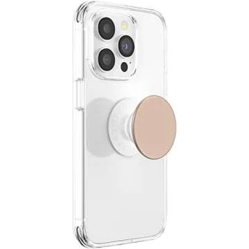 Sleek PopSockets Phone Grip with Kickstand - Rose Gold