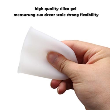 100ml Silicone Measuring Cups for Resin DIY Crafts Non-Stick