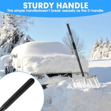 Adjustable Heavy Duty Aluminum Snow Shovel for Winter