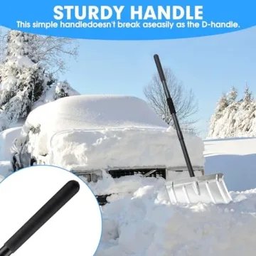 Adjustable Heavy Duty Aluminum Snow Shovel for Winter