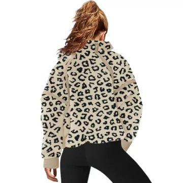 LAMISSCHE Cozy Fleece Half Zip Sweatshirt with Pockets