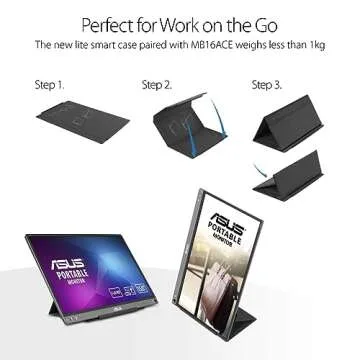 ASUS ZenScreen 15.6” Portable Monitor - 1080P Quality & Compact