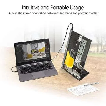 ASUS ZenScreen 15.6” Portable Monitor - 1080P Quality & Compact