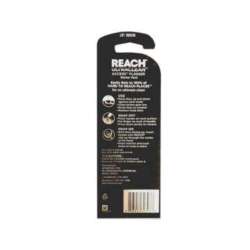 Listerine Ultraclean Access Snap-On Flosser & Flosser Refill Head 28 ea, Pack for Proper Oral Care, Mint Flavor 1 ea