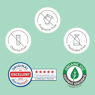 Rael Organic Cotton Cover Pads - Heavy Absorbency, Unscented