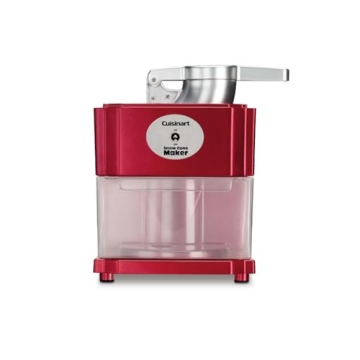 Cuisinart Snow Cone Machine - Makes 5 Icy Cones for Slushies & Frozen Drinks - Includes Reusable & P...