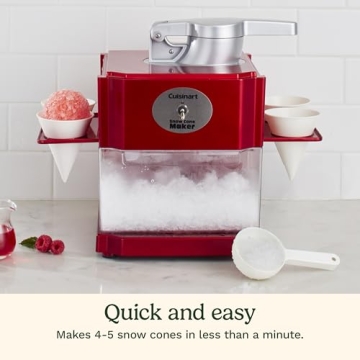 Cuisinart Snow Cone Maker - Fun Icy Treats for All Ages