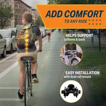 Bikeroo Comfort Bike Seat for Peloton & All Bicycles