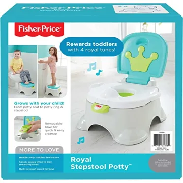 Fisher-Price Royal Stepstool Potty Training Seat with Music