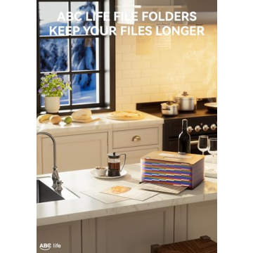 ABC Life Accordion File Organizer for Efficient Document Storage