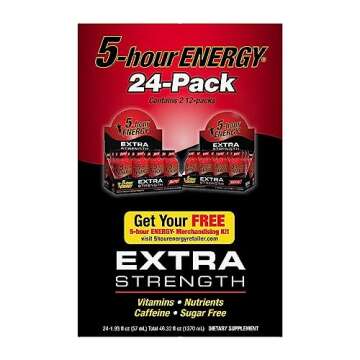 5-Hour Energy Extra Strength Beverage - Black Berry Flavor