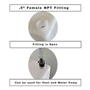 Class A Customs | 13 Gallon RV Concession Fresh and Gray Water Tank | T-1300