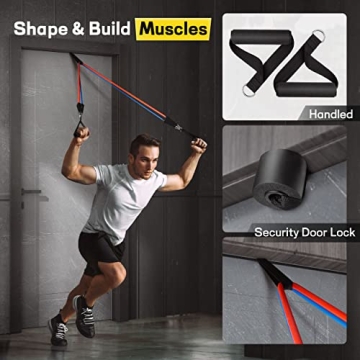 Adjustable Resistance Bands Set for Comprehensive Workouts
