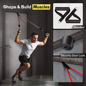 Adjustable Resistance Bands Set for Comprehensive Workouts