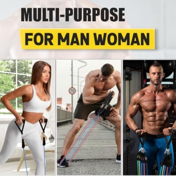 Adjustable Resistance Bands Set for Comprehensive Workouts