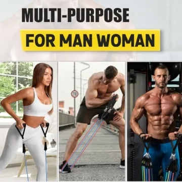 Adjustable Resistance Bands Set for Comprehensive Workouts