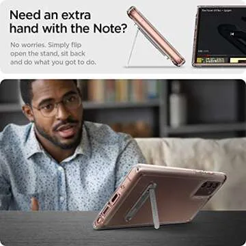 Spigen Ultra Hybrid S Designed for Samsung Galaxy Note 20 Case (2020) - Crystal Clear