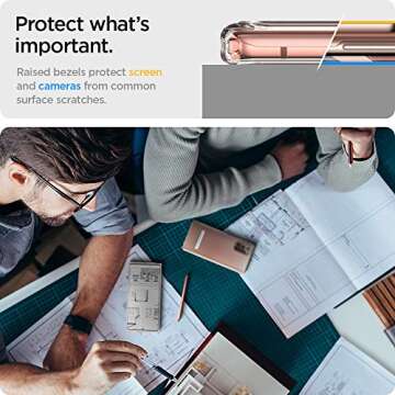 Spigen Ultra Hybrid S Designed for Samsung Galaxy Note 20 Case (2020) - Crystal Clear
