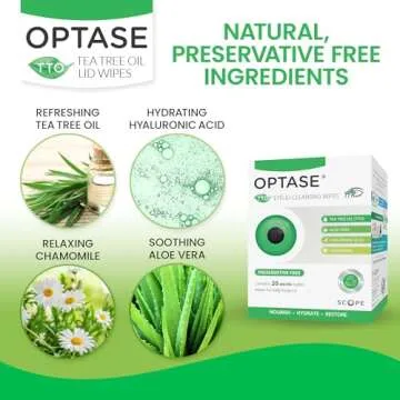 OPTASE TTO Eyelid Wipes - Relief for Dry Eyes