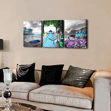Vibrant BYXART 3 Piece Canvas Wall Art for Décor
