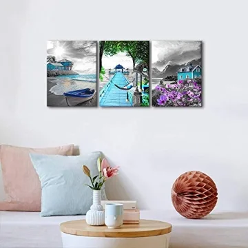 Vibrant BYXART 3 Piece Canvas Wall Art for Décor