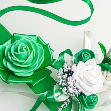 woric Green Satin Ribbon 50 Yards for Crafts & Gifts