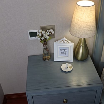 RUIMIC Ceramic White Mandala Jewelry Holder for Her