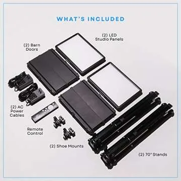 Lume Cube Lighting Kit | Rechargeable Bicolor LED Panels