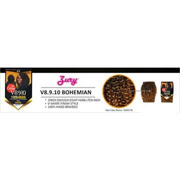 Royal Zury Crochet Braids V8.9.10 Bohemian Pack Enough