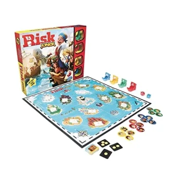 Hasbro Gaming Risk Junior Strategy Board Game - Introduce Kids to Classic Fun!