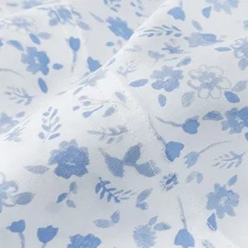 Martha Stewart Egyptian Cotton Full Sheet Set - Floral Design