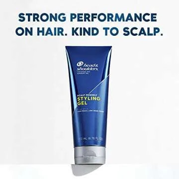 Head & Shoulders Styling Hair Gel for Men, High Hold, Light Finish, 6.76 Fl Oz