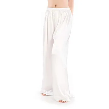 Wantschun Women’s Satin Wide Leg Pajama Pants for Style