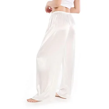 Wantschun Women’s Satin Wide Leg Pajama Pants for Style