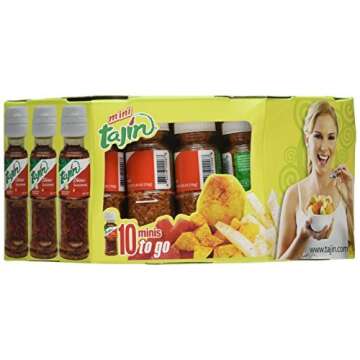 Tajin Seasoning with Lime Travel Set - 10 Mini Bottles