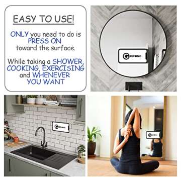 GRIPONG Silicone Adhesive Suction Detachable & Collapsible & Multi Functional Phone Grip Stand Mount...