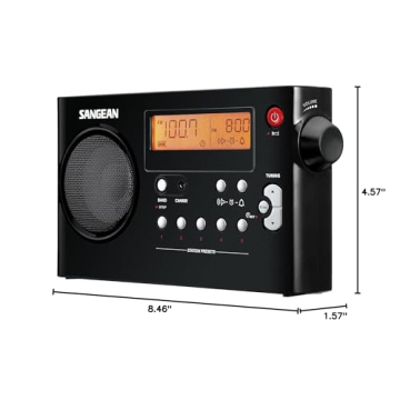 Sangean PR-D7 Digital Portable Radio with Charger