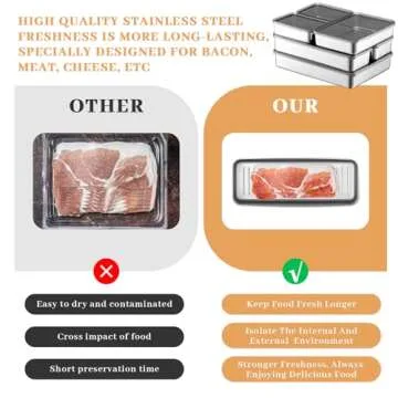 Hushee 6 Pack Stainless Steel Food Storage Containers
