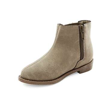 Simple Joys by Carter's Girls Ella Chelsea Bootie Fashion Boot, Taupe, 8 Toddler