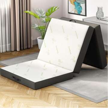 Cozzzi Trifold Mattress - Compact, Portable, and Comfortable for Travel & Home