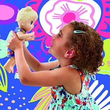 Baby Alive Baby Lil Sounds: Interactive Baby Doll for Girls & Boys Ages 3 & Up, Makes 10 Sound Effects, Including Giggles, Cries, Baby Doll with Pacifier, Blonde