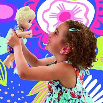 Baby Alive Baby Lil Sounds: Interactive Baby Doll for Girls & Boys Ages 3 & Up, Makes 10 Sound Effects, Including Giggles, Cries, Baby Doll with Pacifier, Blonde