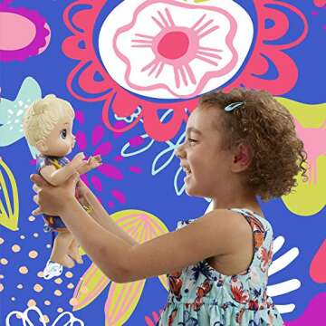 Baby Alive Baby Lil Sounds: Interactive Baby Doll for Girls & Boys Ages 3 & Up, Makes 10 Sound Effects, Including Giggles, Cries, Baby Doll with Pacifier, Blonde