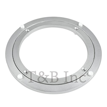 TamBee 10 Inch Heavy Duty Lazy Susan Turntable Bearing for Home and Office