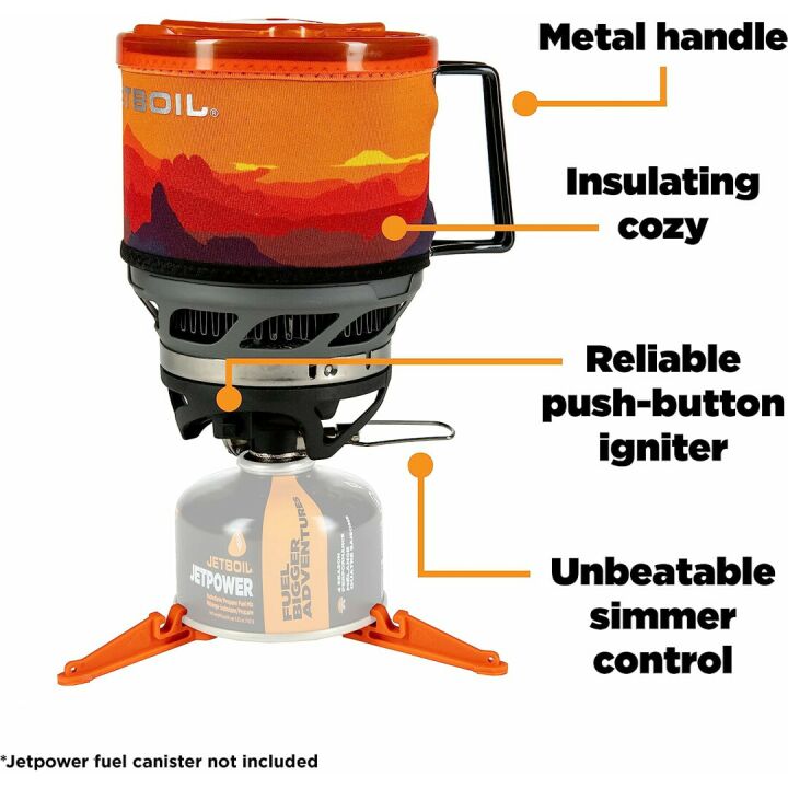 Jetboil MiniMo Camping Stove with Heat Control